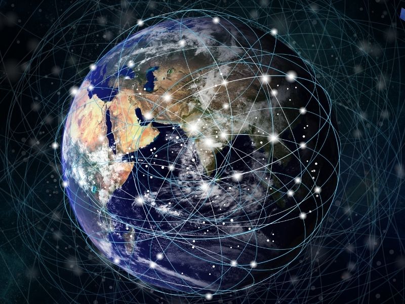 Telecom field survey data collection with engineer. GIS-enabled telecom mapping and data analysis